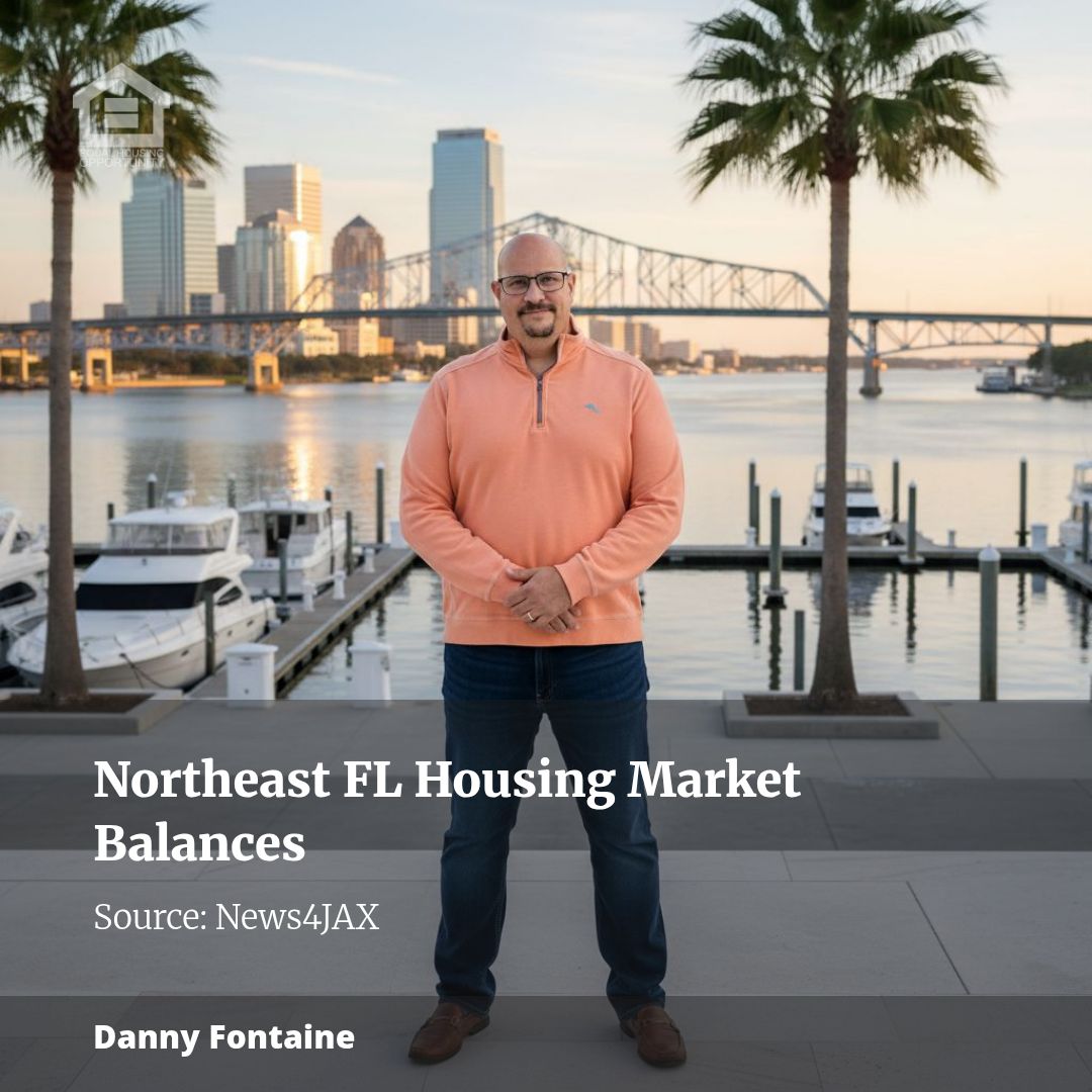 More inventory, fewer sales as Northeast Florida housing market moves toward balance in August